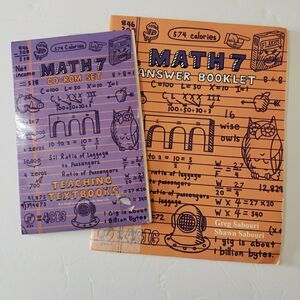 Teaching Textbooks Math 7 Answer Key and Student Text CD-Rom Complete Set